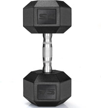 Load image into Gallery viewer, Rubber Hex Dumbbell Hand Weight