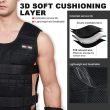 Load image into Gallery viewer, Men's Weight-bearing 20kg Vest Gym Weight-bearing Training Vest