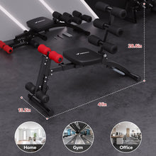 Load image into Gallery viewer, MERACH Ab Machine Multi-Functional Adjustable Ab Trainer
