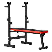 Load image into Gallery viewer, Bench Press Rack, Adjustable Weight Bench with Barbell Rack