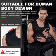 Load image into Gallery viewer, Men's Weight-bearing 20kg Vest Gym Weight-bearing Training Vest