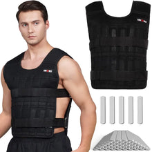 Load image into Gallery viewer, Men's Weight-bearing 20kg Vest Gym Weight-bearing Training Vest
