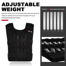 Load image into Gallery viewer, Men's Weight-bearing 20kg Vest Gym Weight-bearing Training Vest