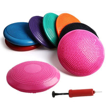 Load image into Gallery viewer, 33CM Inflatable Yoga Massage Mat Sport Universal Gym Fitness Balance Ball