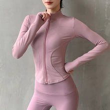 Load image into Gallery viewer, 2024 Women Sport Jacket Zipper Yoga Coat
