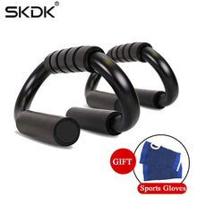 Load image into Gallery viewer, SKDK Non-Slip Fitness Push Up Bars with Comfort Foam Grip Bars Exercise Workout Chest-Training