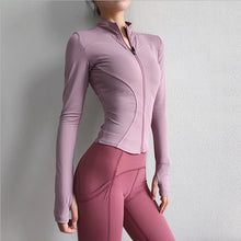 Load image into Gallery viewer, 2024 Women Sport Jacket Zipper Yoga Coat
