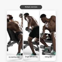 Load image into Gallery viewer, Professional Multi-functional Folding Roman Chair, Dumbbell Stool, Weightlifting Fitness Bench