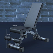 Load image into Gallery viewer, Professional Multi-functional Folding Roman Chair, Dumbbell Stool, Weightlifting Fitness Bench