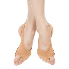 Load image into Gallery viewer, Leather mesh calisthenics training skills for half a year foot toe pads