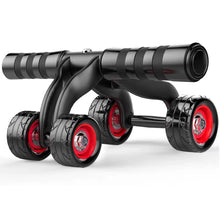 Load image into Gallery viewer, 4-Wheel Abdominal Roller Muscle Trainer