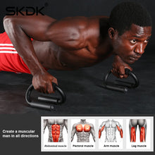 Load image into Gallery viewer, SKDK Non-Slip Fitness Push Up Bars with Comfort Foam Grip Bars Exercise Workout Chest-Training