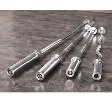 Load image into Gallery viewer, Gym 2.2m Barbell Bar 1.5m-1.8m Weight Lifting Bar 5cm Large Hole Barbell Disk Threaded Bar