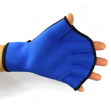 Load image into Gallery viewer, Newly 1 Pair Swimming Gloves Aquatic Fitness