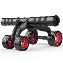 Load image into Gallery viewer, 4-Wheel Abdominal Roller Muscle Trainer