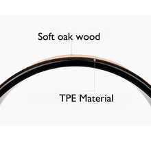 Load image into Gallery viewer, Wood Yoga Wheel Pilates with Buddha Lotus Professional TPE Yoga Circles Gym Workout Back Training