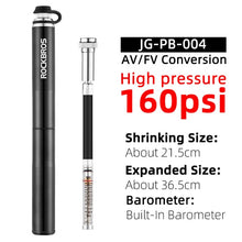 Load image into Gallery viewer, ROCKBROS Bicycle Pump130PSI Air Pump