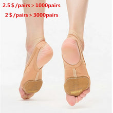 Load image into Gallery viewer, Leather mesh calisthenics training skills for half a year foot toe pads
