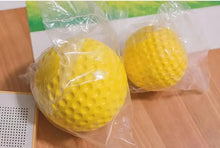 Load image into Gallery viewer, non-toxic yellow fully rubber solid baseball practice training baseball balls
