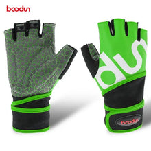 Load image into Gallery viewer, Boodun Wrist Guard Protect Men Women Half Finger Fitness Weight Lifting Gloves