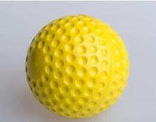 Load image into Gallery viewer, non-toxic yellow fully rubber solid baseball practice training baseball balls