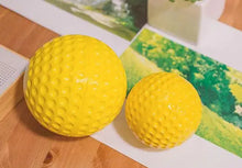 Load image into Gallery viewer, non-toxic yellow fully rubber solid baseball practice training baseball balls