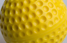 Load image into Gallery viewer, non-toxic yellow fully rubber solid baseball practice training baseball balls