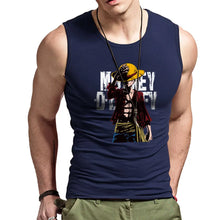 Load image into Gallery viewer, Hot Anime One Piece Monkey.D.Luffy Cartoon Cotton High Quality Undershirt Bodybuilding
