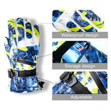 Load image into Gallery viewer, Winter Snowboard Ski Gloves PU Leather Non-slip