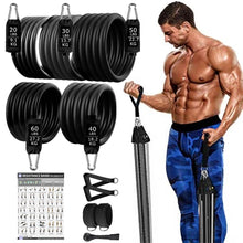 Load image into Gallery viewer, 250lb Resistance Bands Set Fitness Workout