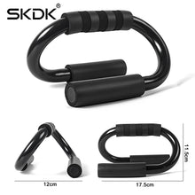 Load image into Gallery viewer, SKDK Non-Slip Fitness Push Up Bars with Comfort Foam Grip Bars Exercise Workout Chest-Training