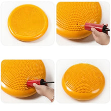 Load image into Gallery viewer, 33CM Inflatable Yoga Massage Mat Sport Universal Gym Fitness Balance Ball