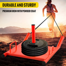 Load image into Gallery viewer, VEVOR Weight Sled Power Speed Sled W/ Adjustable Shoulder Harness Strength Training Running Football Fitness