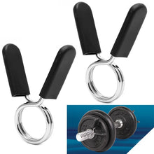 Load image into Gallery viewer, 1Set/2Pcs 30mm Barbell Gym Weight Lifting Dumbbell Lock Clamp Spring Collar Clips