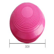 Load image into Gallery viewer, 33CM Inflatable Yoga Massage Mat Sport Universal Gym Fitness Balance Ball