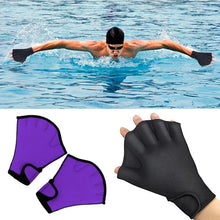 Load image into Gallery viewer, Newly 1 Pair Swimming Gloves Aquatic Fitness