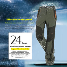 Load image into Gallery viewer, LNGXO Thick Warm Fleece Hiking Pants Men