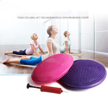 Load image into Gallery viewer, 33CM Inflatable Yoga Massage Mat Sport Universal Gym Fitness Balance Ball