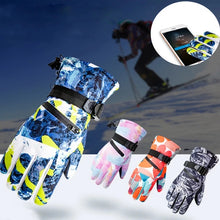Load image into Gallery viewer, Winter Snowboard Ski Gloves PU Leather Non-slip