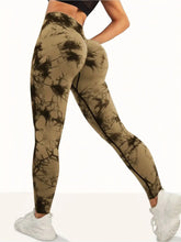 Load image into Gallery viewer, Women's Seamless Tie-dye Yoga Pants