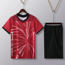 Load image into Gallery viewer, Short Sleeve Volleyball Jersey Set Men Volleyball Uniform V-neck
