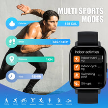 Load image into Gallery viewer, LaNikar New Smartwatch for Women Men, 1.69’’ HD Touch Screen Bluetooth