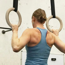 Load image into Gallery viewer, Gymnastic Rings 2pcs/set Adjustable Suspension Straps For Strength Training, Home Gym, Calisthenics Workout