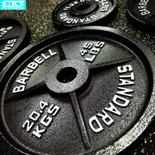 Load image into Gallery viewer, Cast iron Baked Paint Barbell Piece, Weightlifting Plates