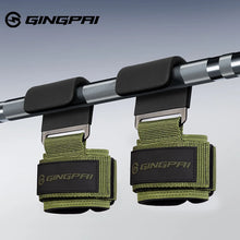 Load image into Gallery viewer, Weight Lifting Hook Grips with Wrist Wraps