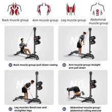 Load image into Gallery viewer, Multifunctional dumbbell rowing machine