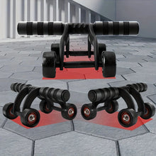 Load image into Gallery viewer, 1pc Abdominal Exercise Wheel - Four Wheels For Stability