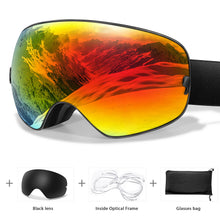 Load image into Gallery viewer, Men Women Outdoor Sports Ski goggles Anti-fog Snowboarding Snowmobile Glasses