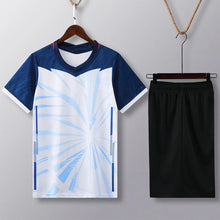 Load image into Gallery viewer, Short Sleeve Volleyball Jersey Set Men Volleyball Uniform V-neck
