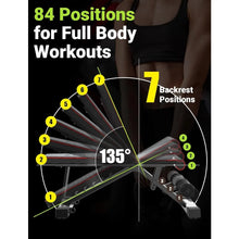 Load image into Gallery viewer, Adjustable Weight Bench for Full Body Workout